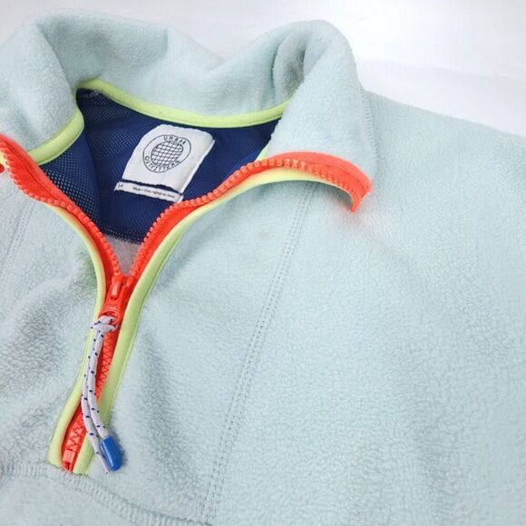 URBAN OUTFITTERS Vintage 90s Fleece Neon 1/2 Zip Sweater Jacket Small Gorpcore - Picture 5 of 9